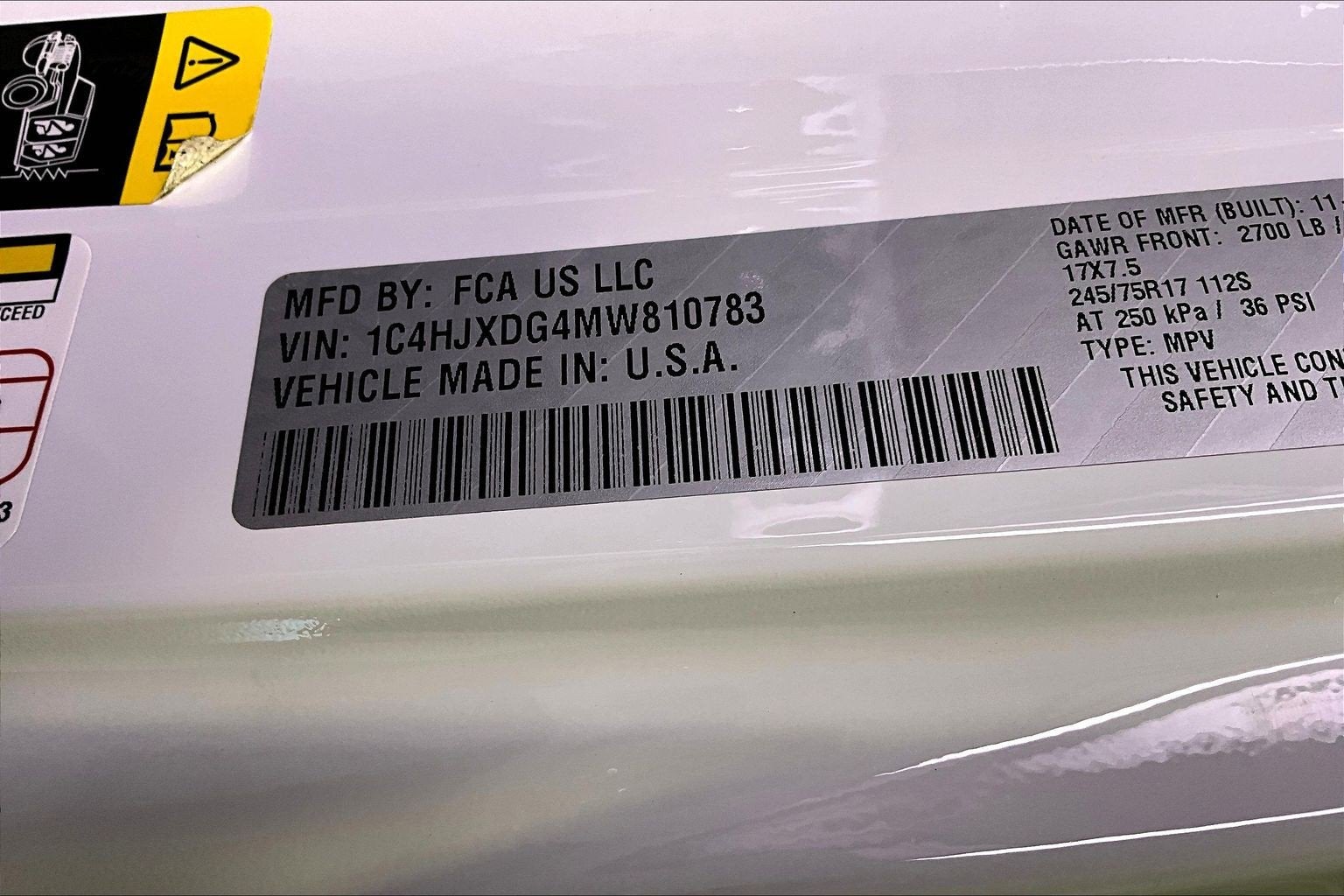 2021 Jeep Wrangler Unlimited Sport S