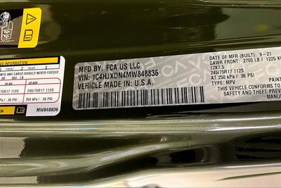 2021 Jeep Wrangler Unlimited Sport S