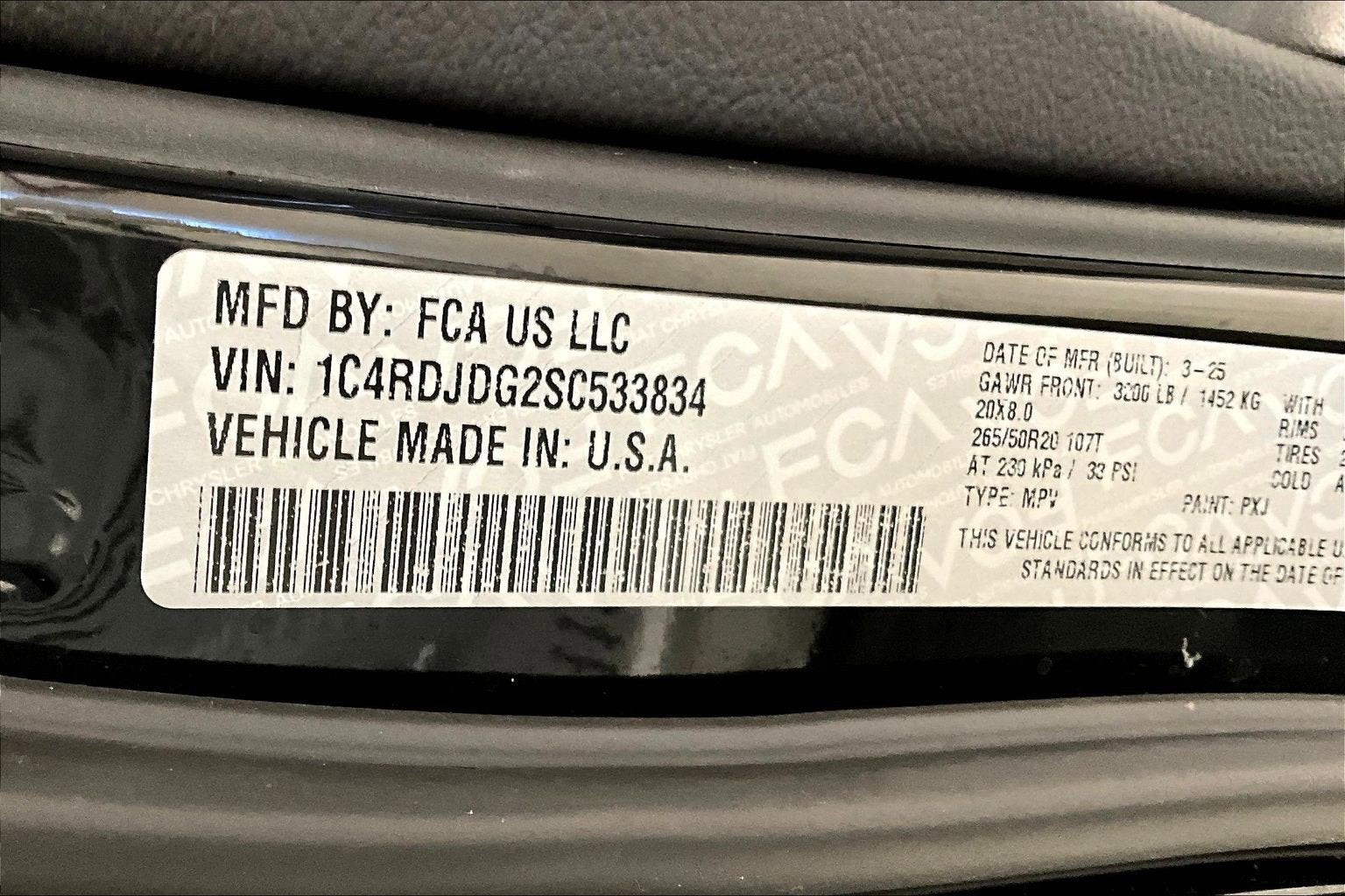 2025 Dodge Durango GT