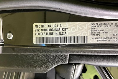 2022 Jeep Grand Cherokee L Limited