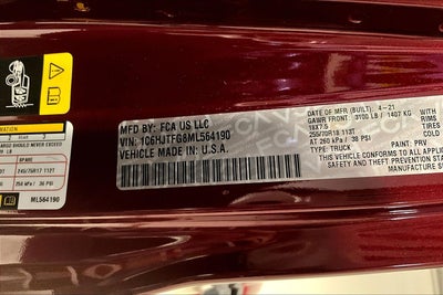 2021 Jeep Gladiator Overland