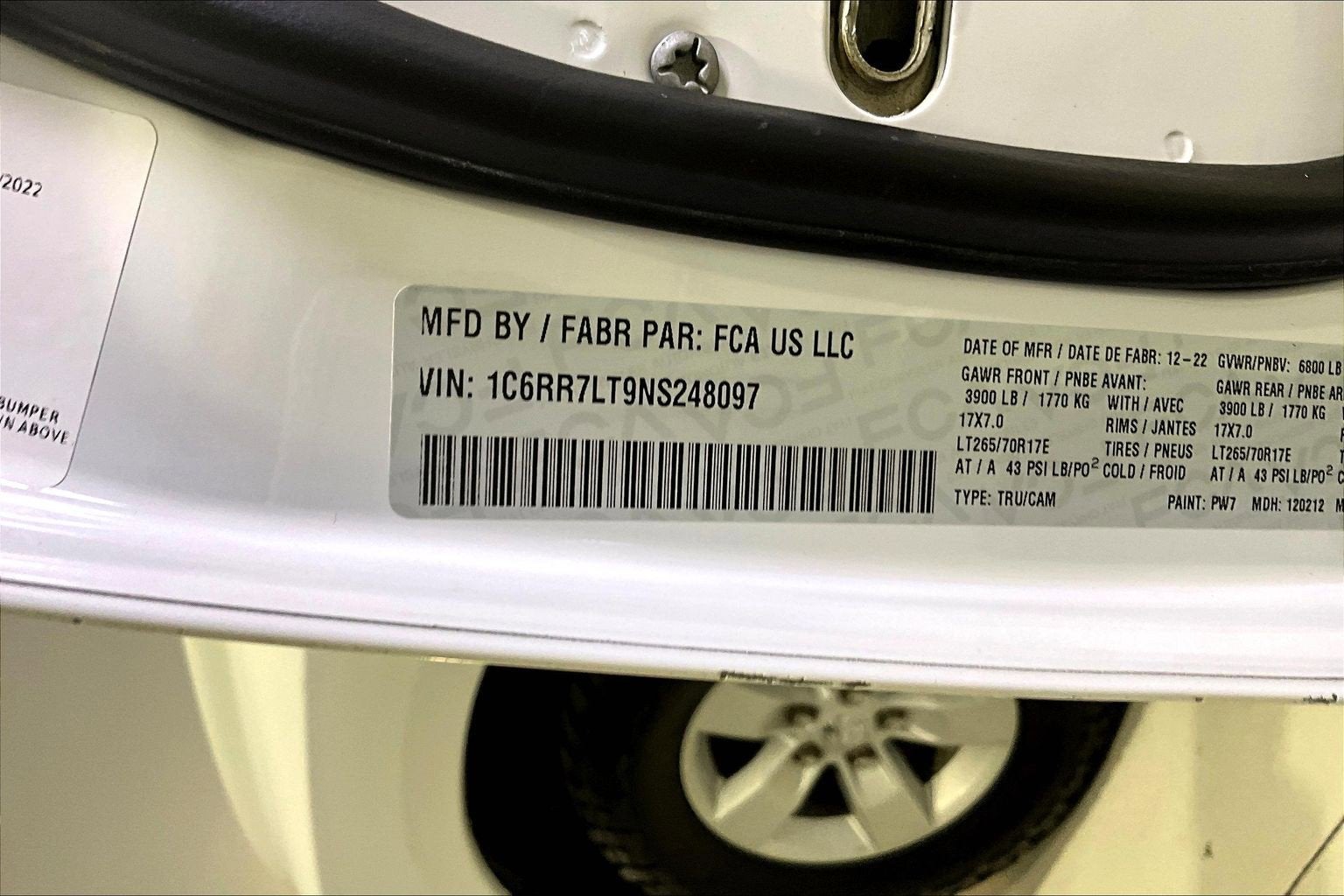 2022 RAM 1500 Classic SLT