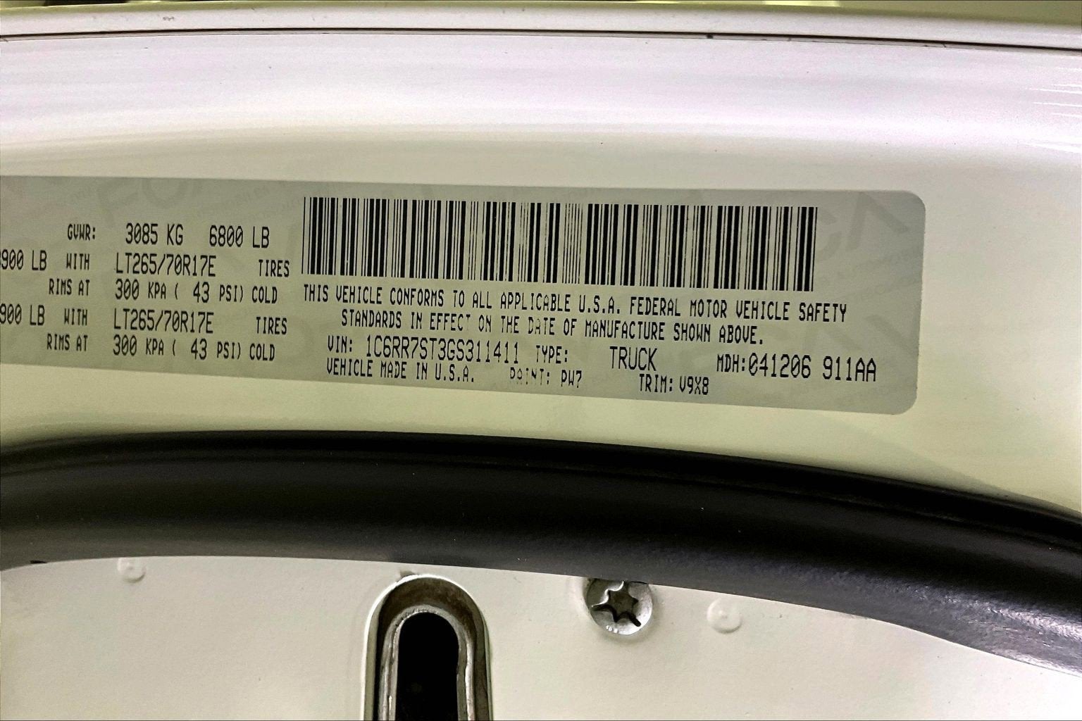 2016 RAM 1500 Tradesman