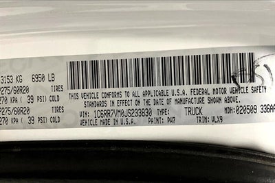 2018 RAM 1500 Laramie