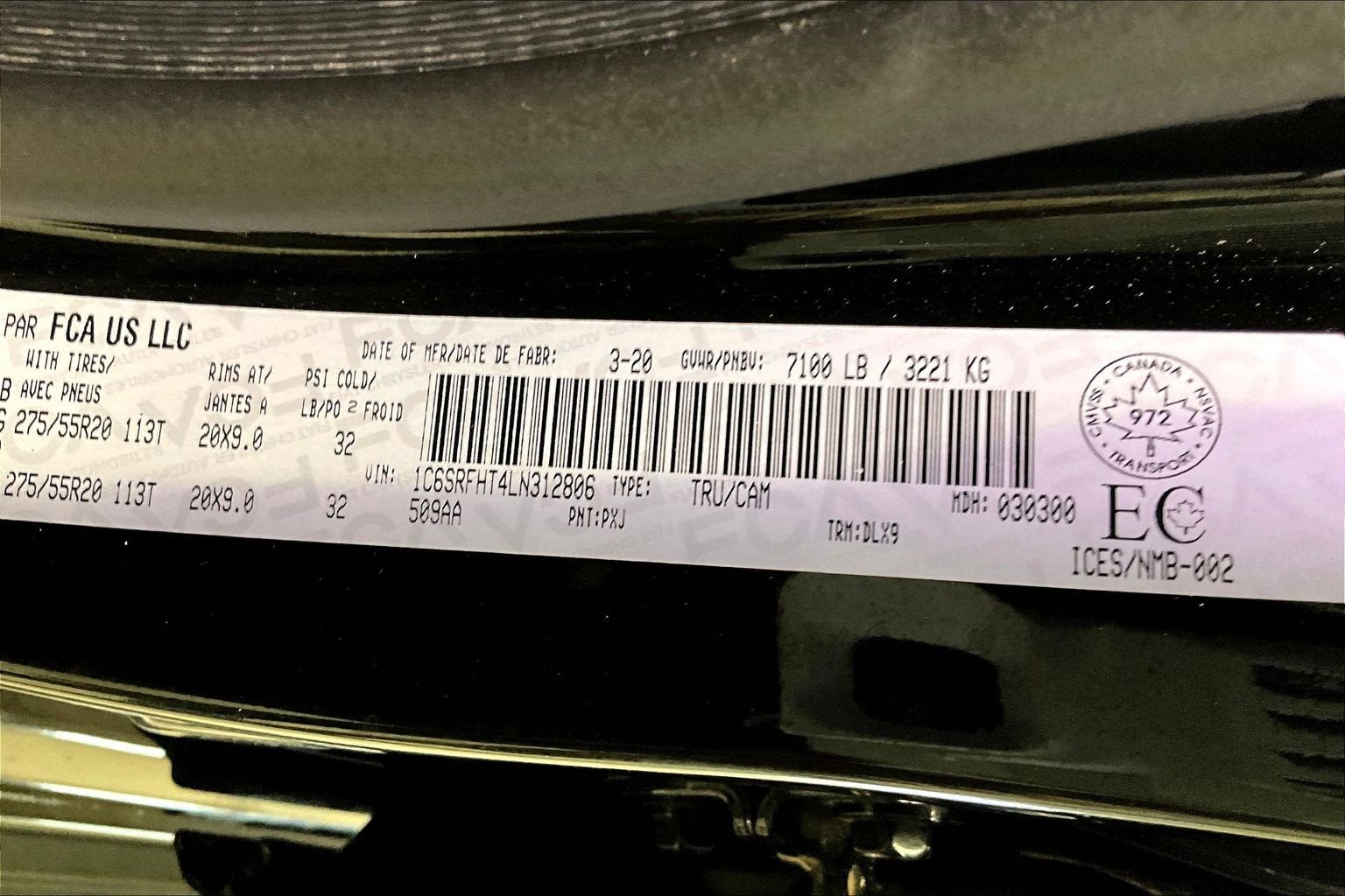 2020 RAM 1500 Limited