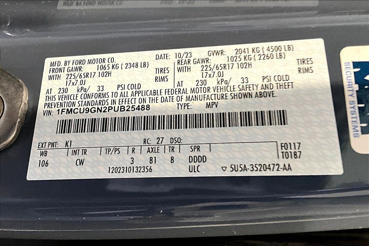 2023 Ford Escape Active