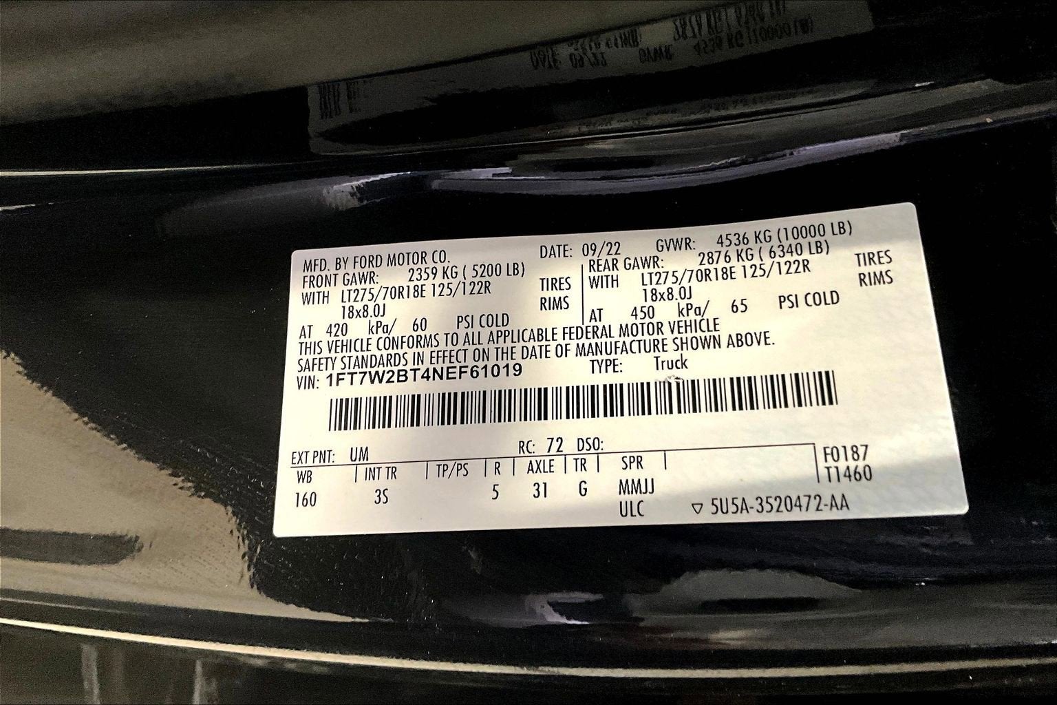 2022 Ford Super Duty F-250 SRW XLT