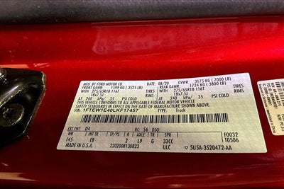 2020 Ford F-150 LARIAT