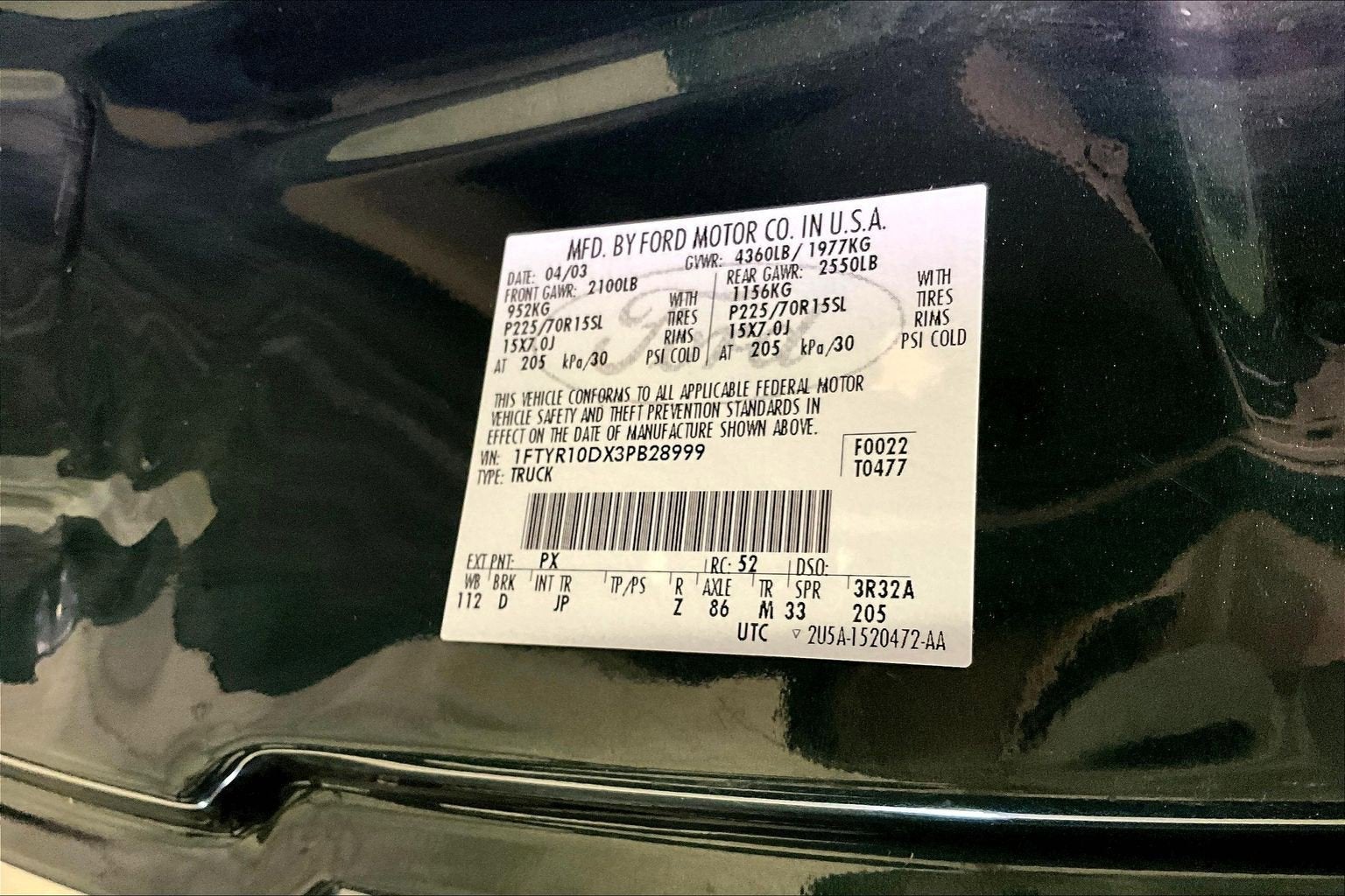 2003 Ford Ranger XLT