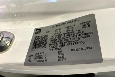 2023 Chevrolet Colorado 2WD Work Truck