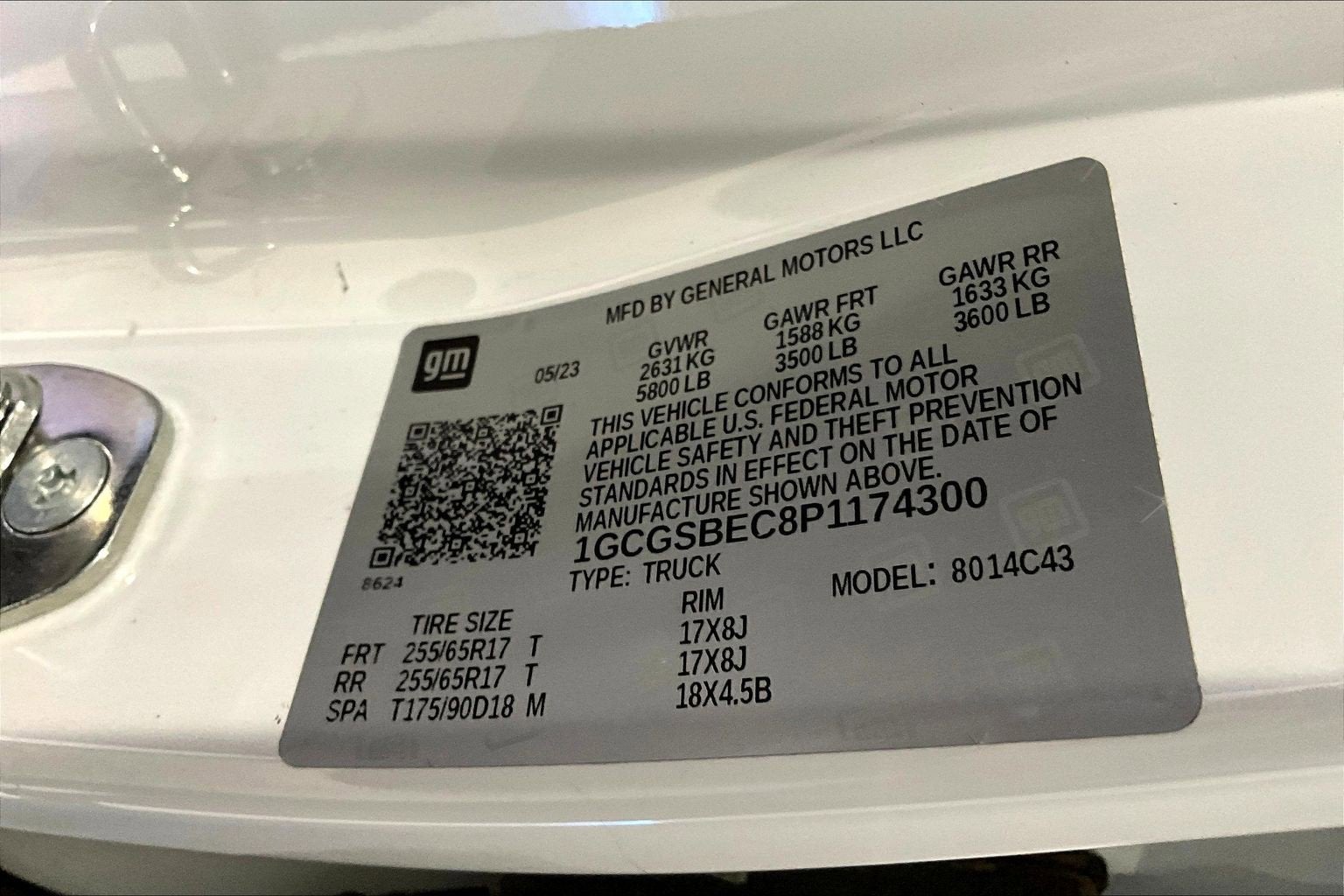 2023 Chevrolet Colorado 2WD Work Truck