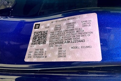 2019 Chevrolet Colorado 2WD Work Truck