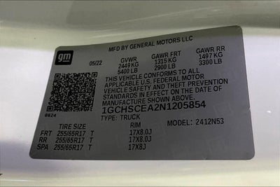 2022 Chevrolet Colorado 2WD LT