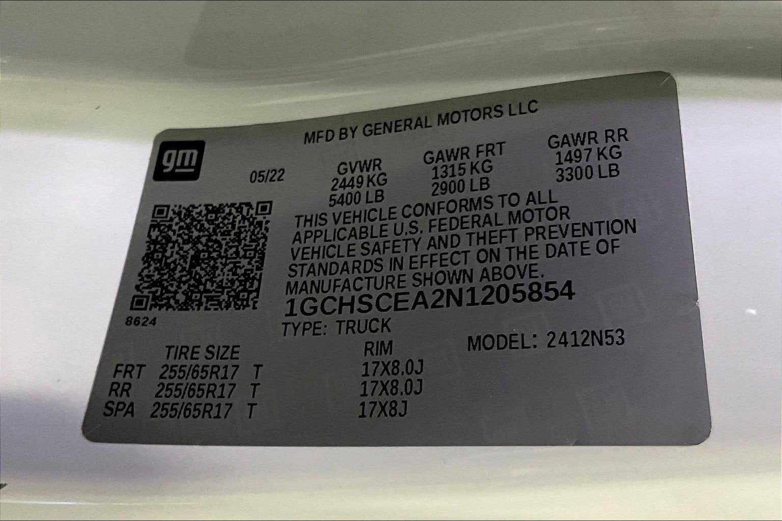 2022 Chevrolet Colorado 2WD LT