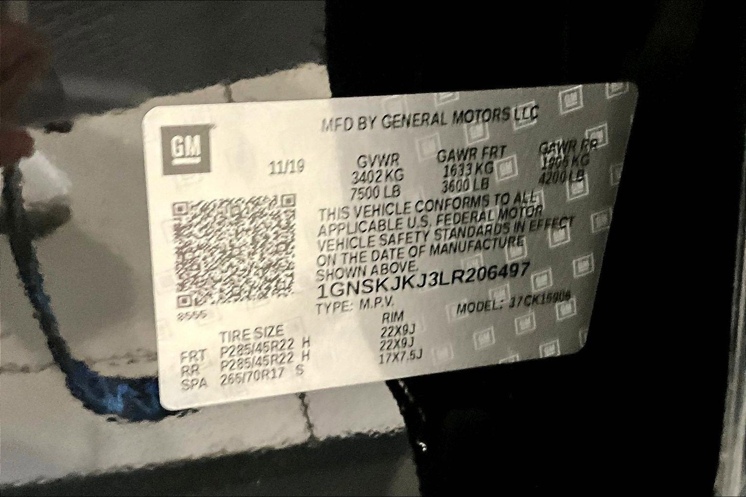 2020 Chevrolet Suburban Premier