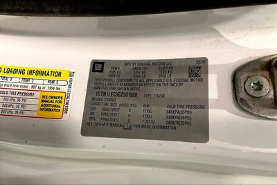 2016 GMC Sierra 1500 2WD Reg Cab 133.0"