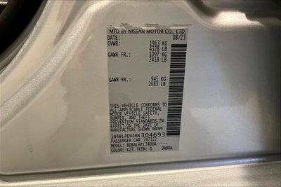 2024 Nissan Altima 2.5 SV