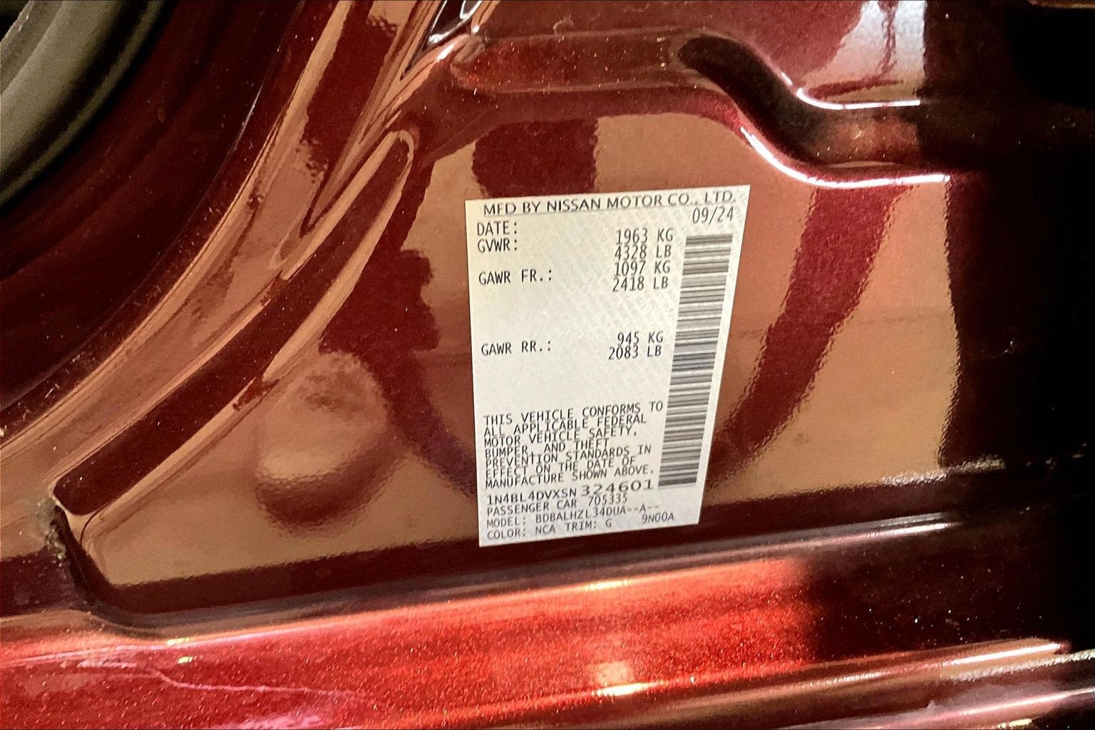 2025 Nissan Altima SV