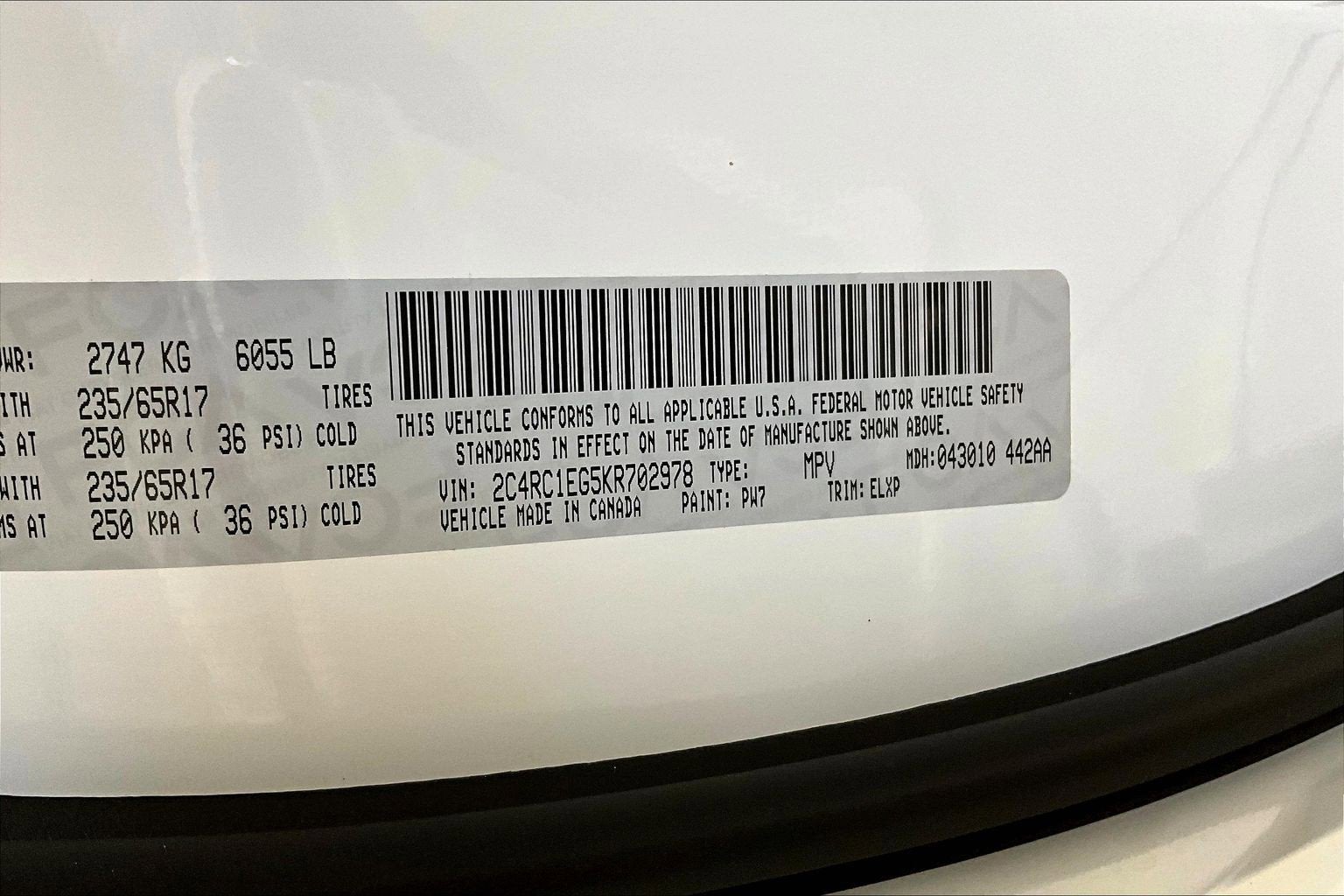 2019 Chrysler Pacifica Touring L Plus