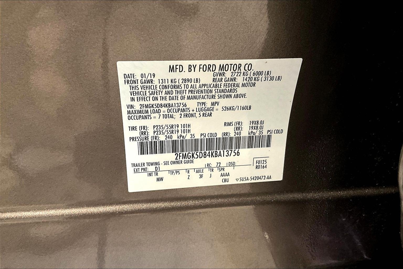 2019 Ford Flex Limited