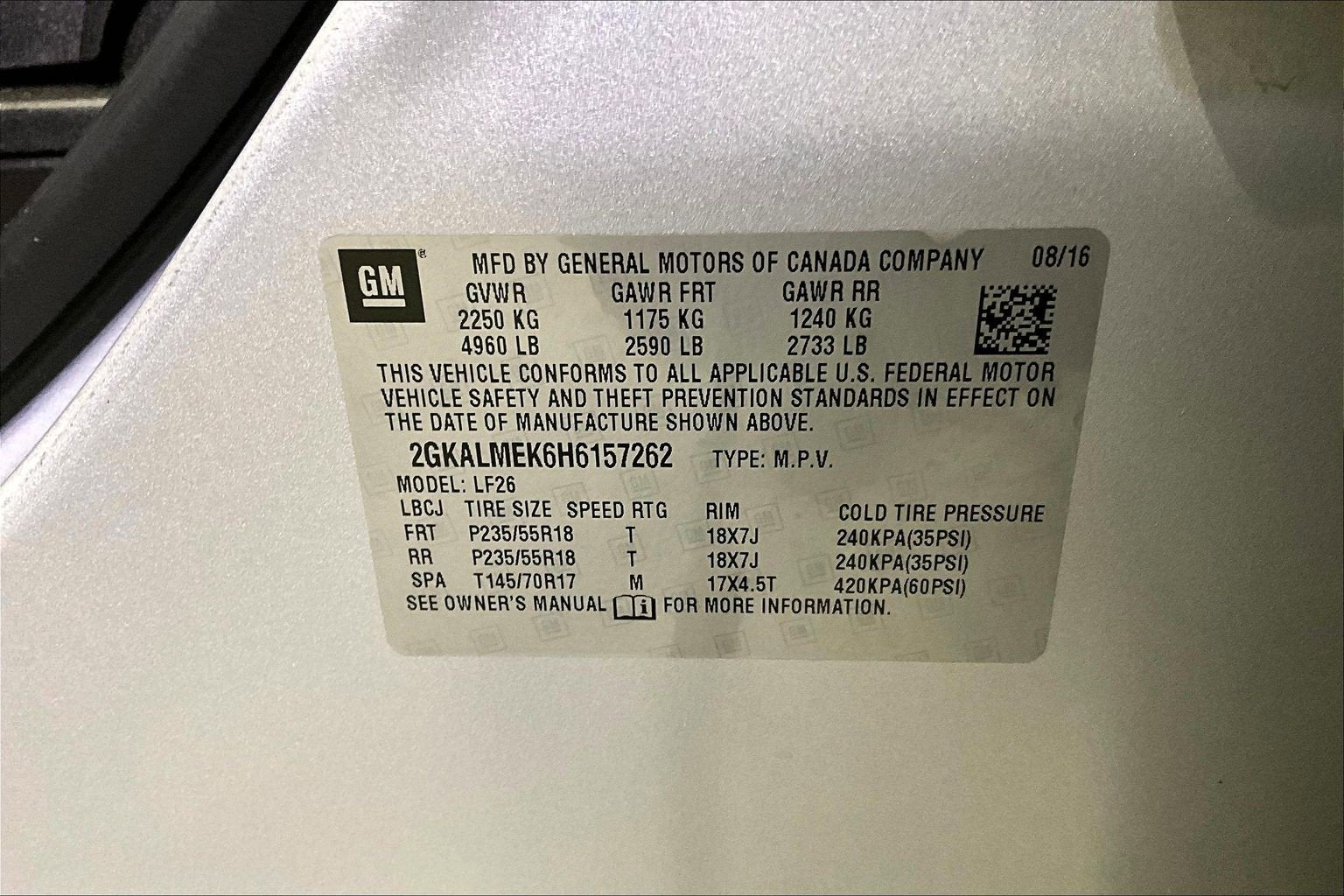 2017 GMC Terrain SLE