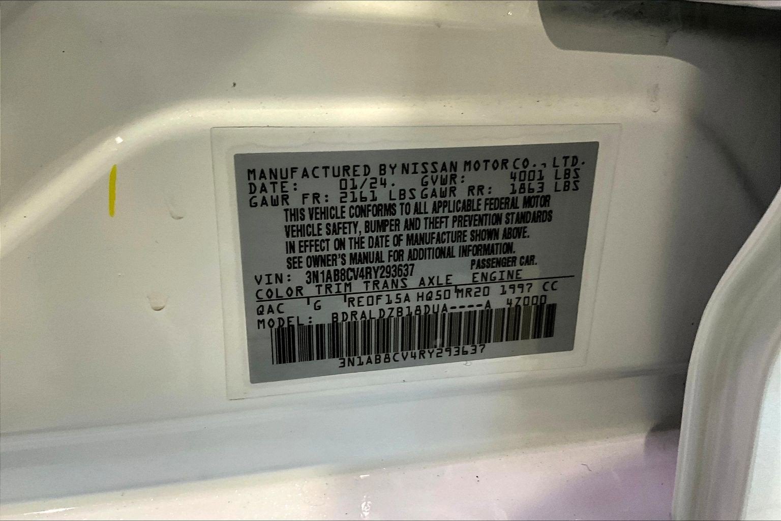 2024 Nissan Sentra SV