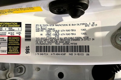 2019 Toyota Tacoma 4WD SR5