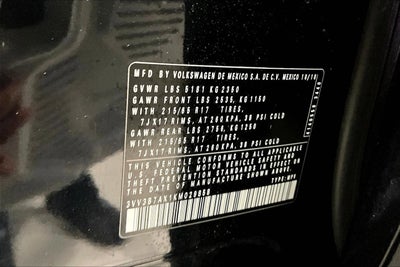 2019 Volkswagen Tiguan SE