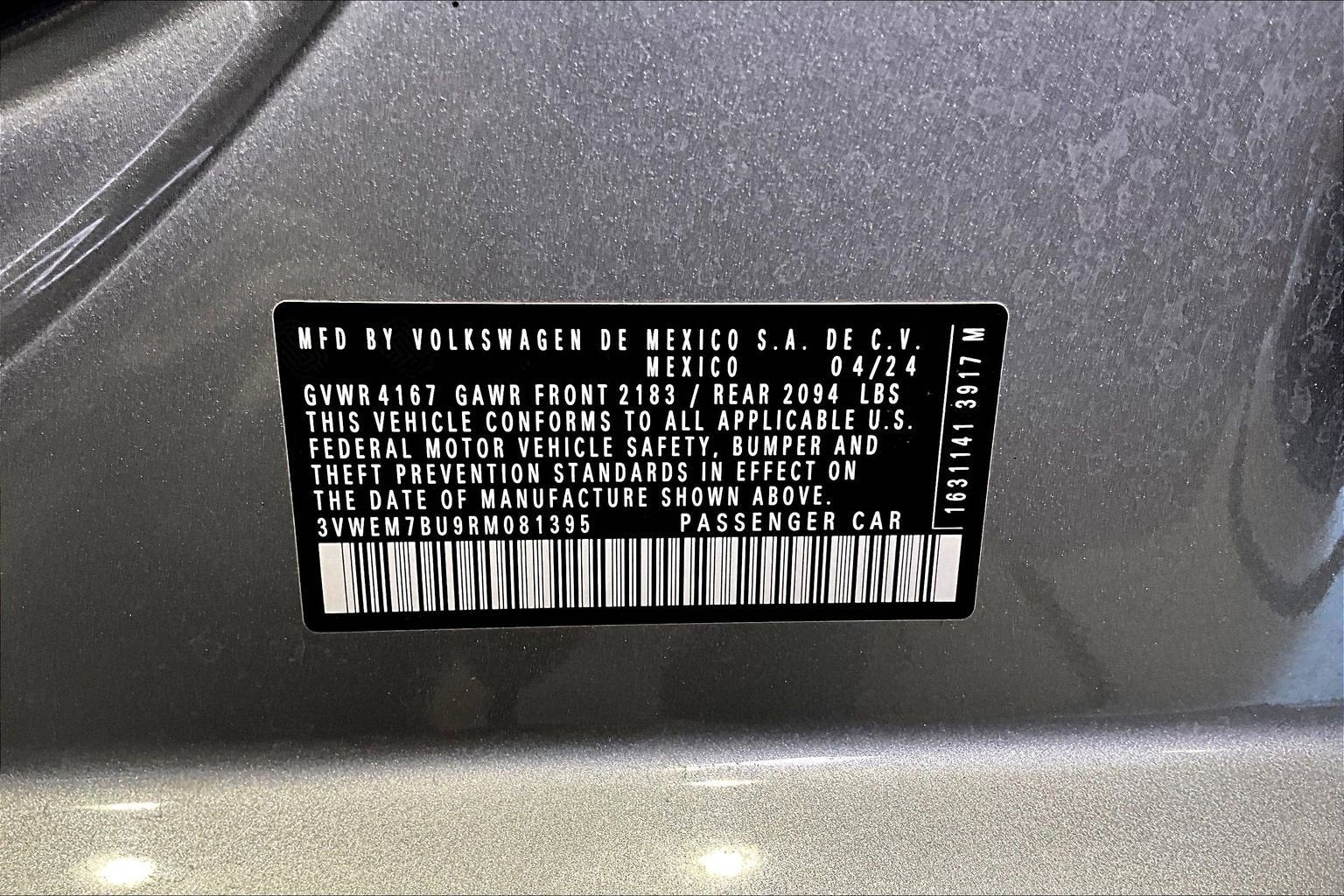 2024 Volkswagen Jetta SE