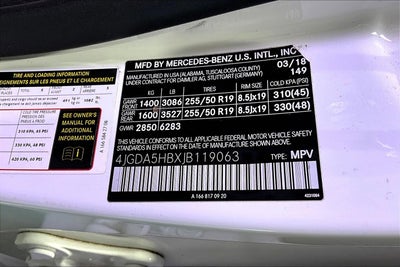2018 Mercedes-Benz GLE GLE 350