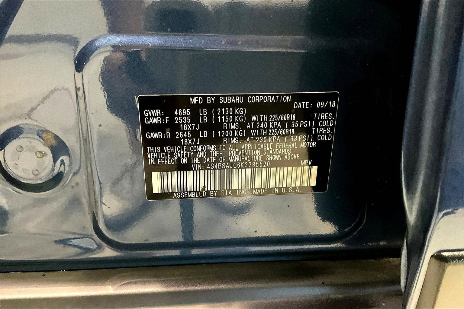 2019 Subaru Outback Limited