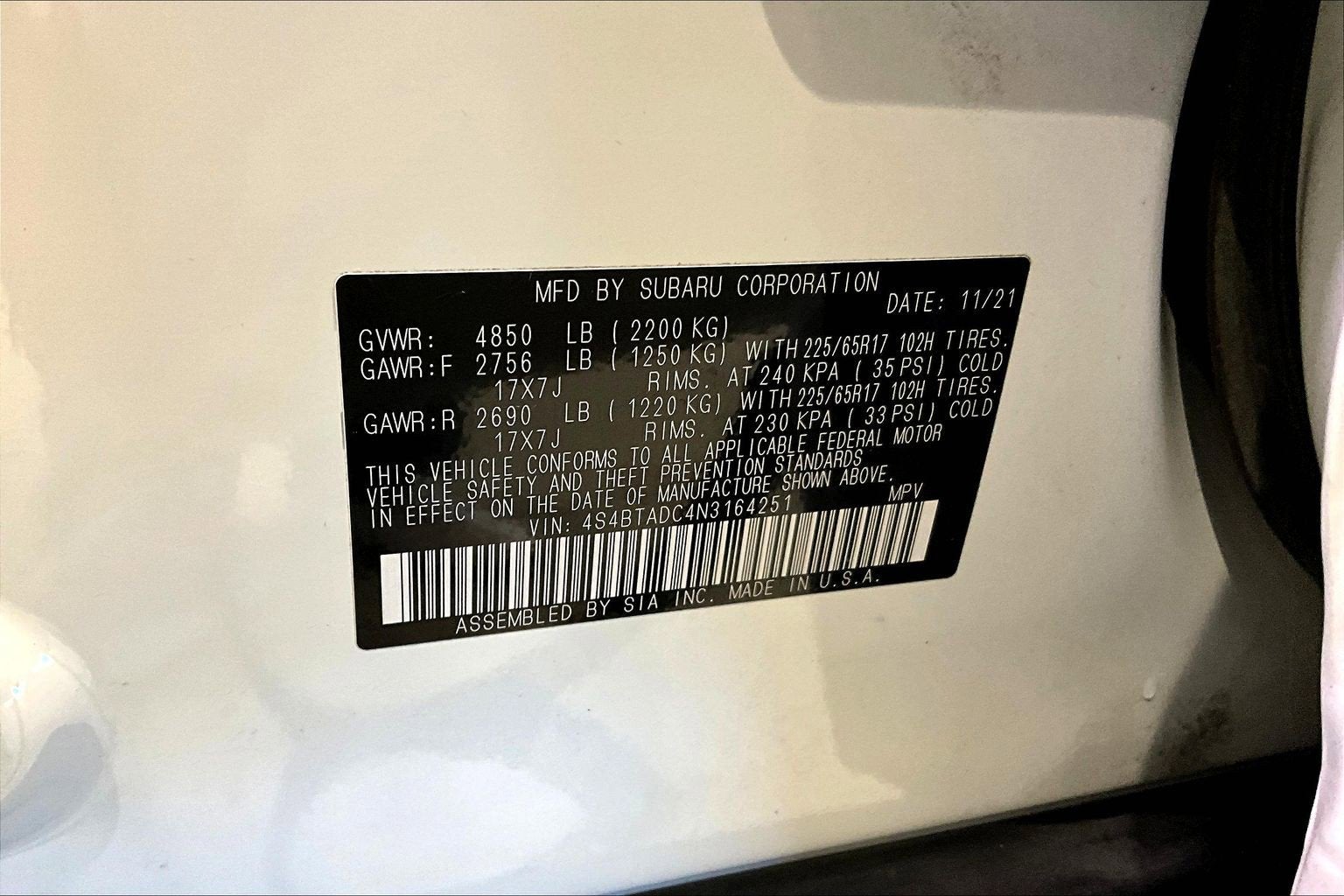 2022 Subaru Outback Premium