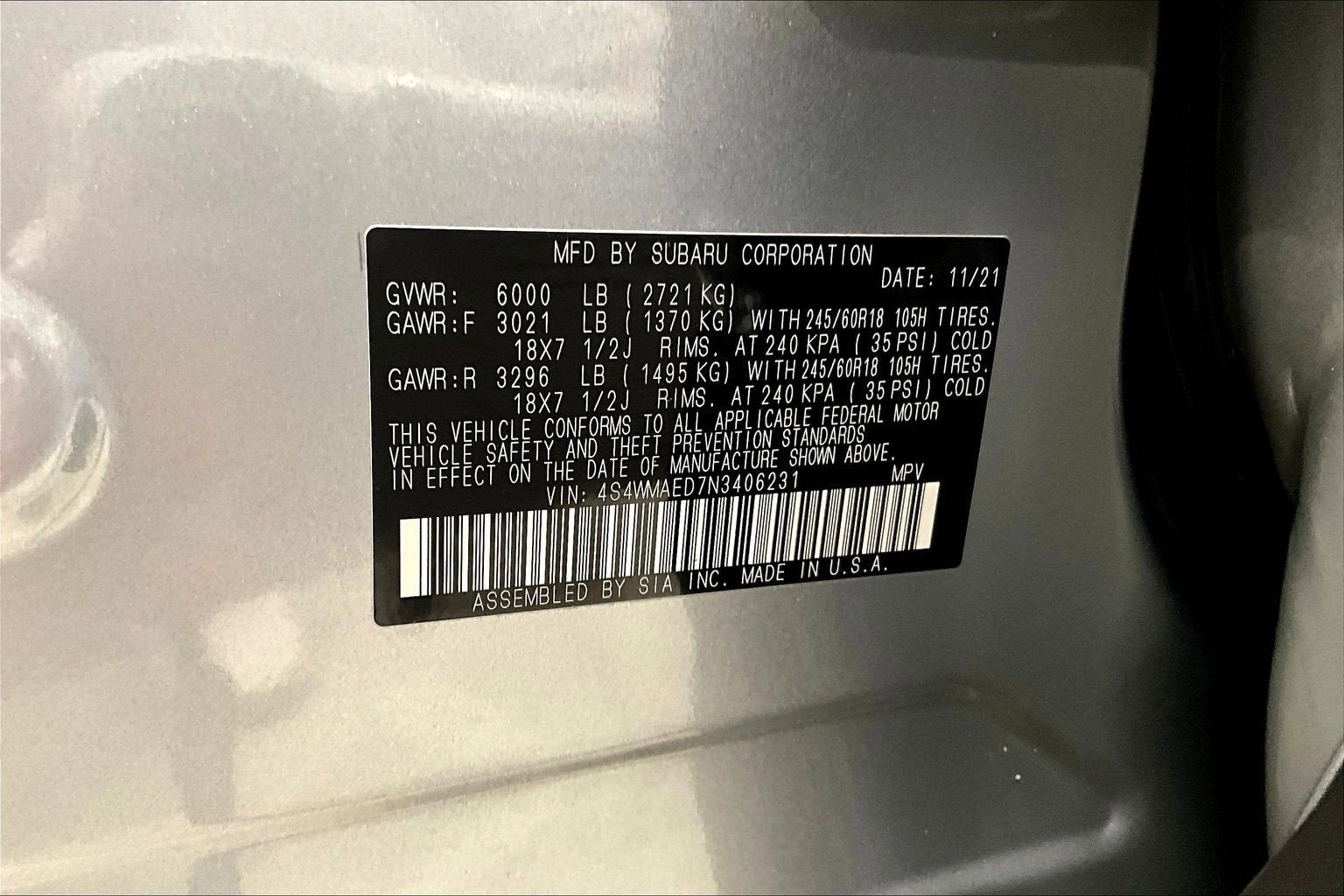 2022 Subaru Ascent Premium