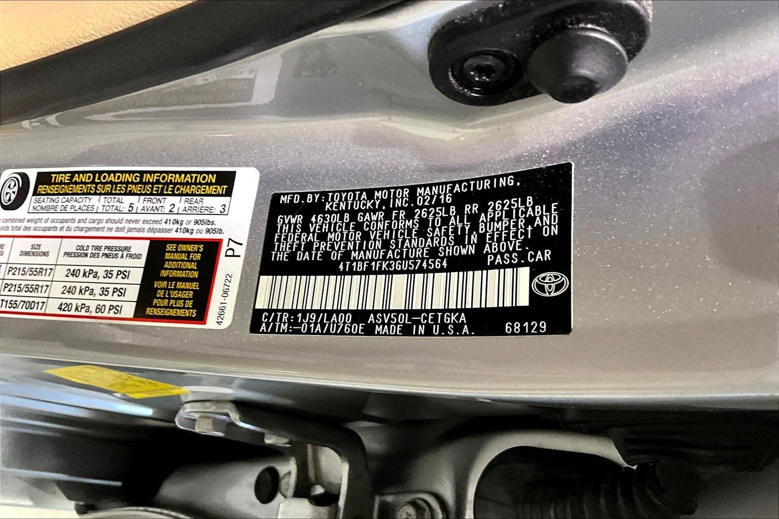 2016 Toyota Camry XLE