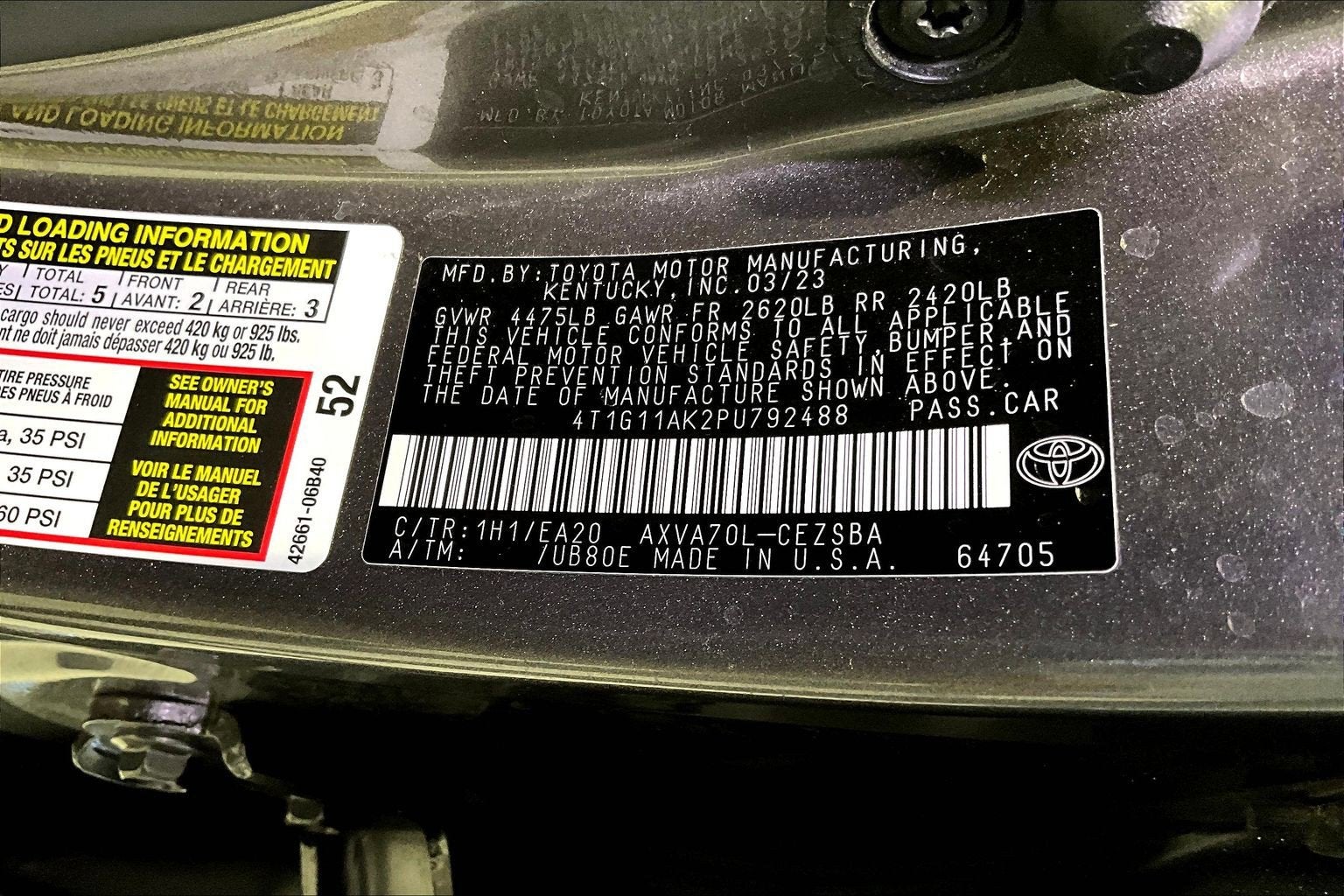 2023 Toyota Camry SE