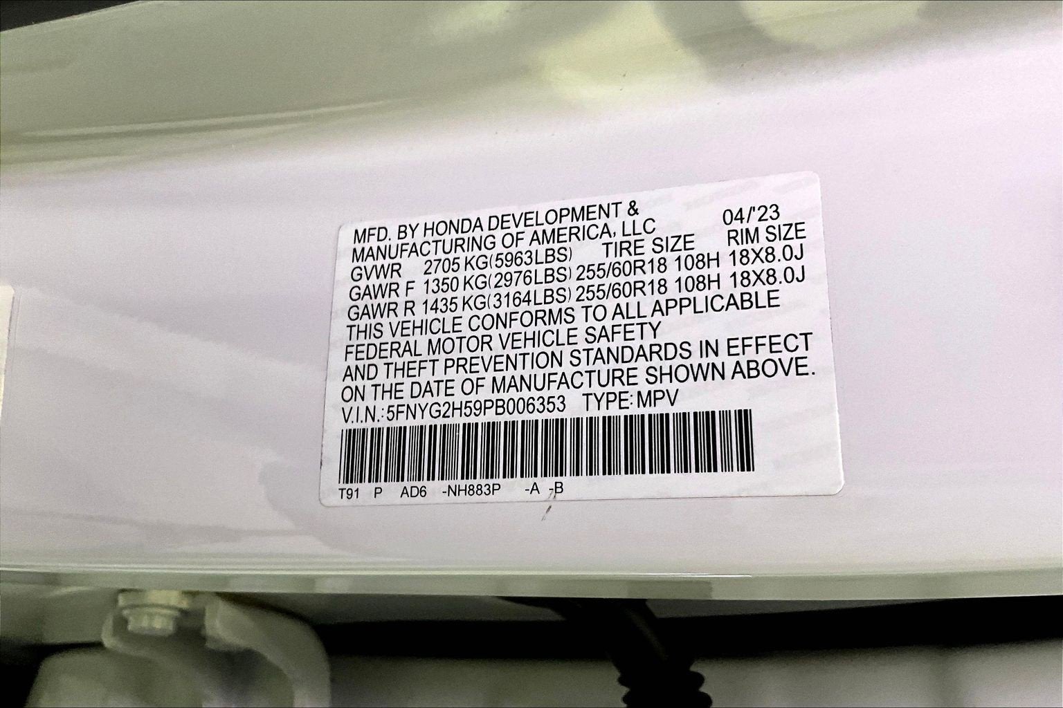 2023 Honda Pilot EX-L 7 Passenger