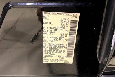 2018 Nissan Murano Platinum