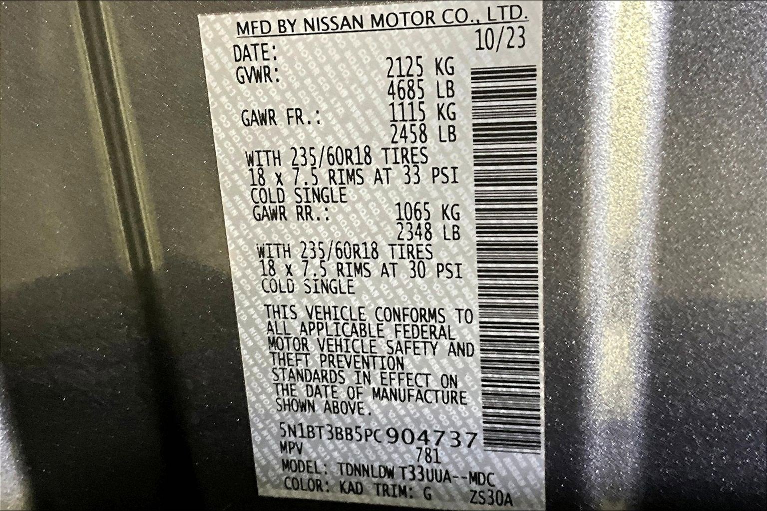 2023 Nissan Rogue SV