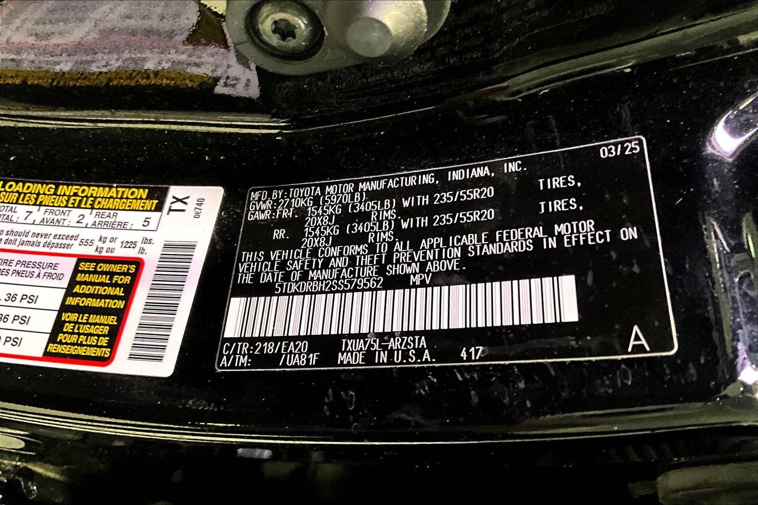 2025 Toyota Highlander XSE