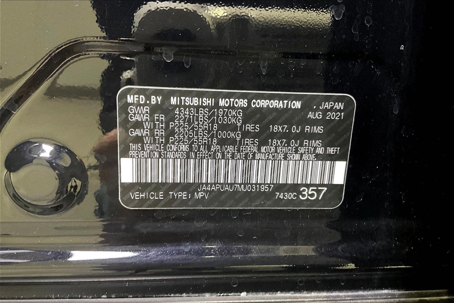 2021 Mitsubishi Outlander Sport ES