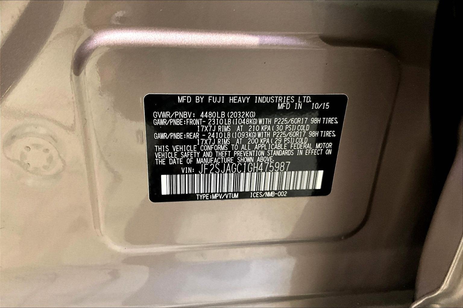 2016 Subaru Forester 2.5i Premium