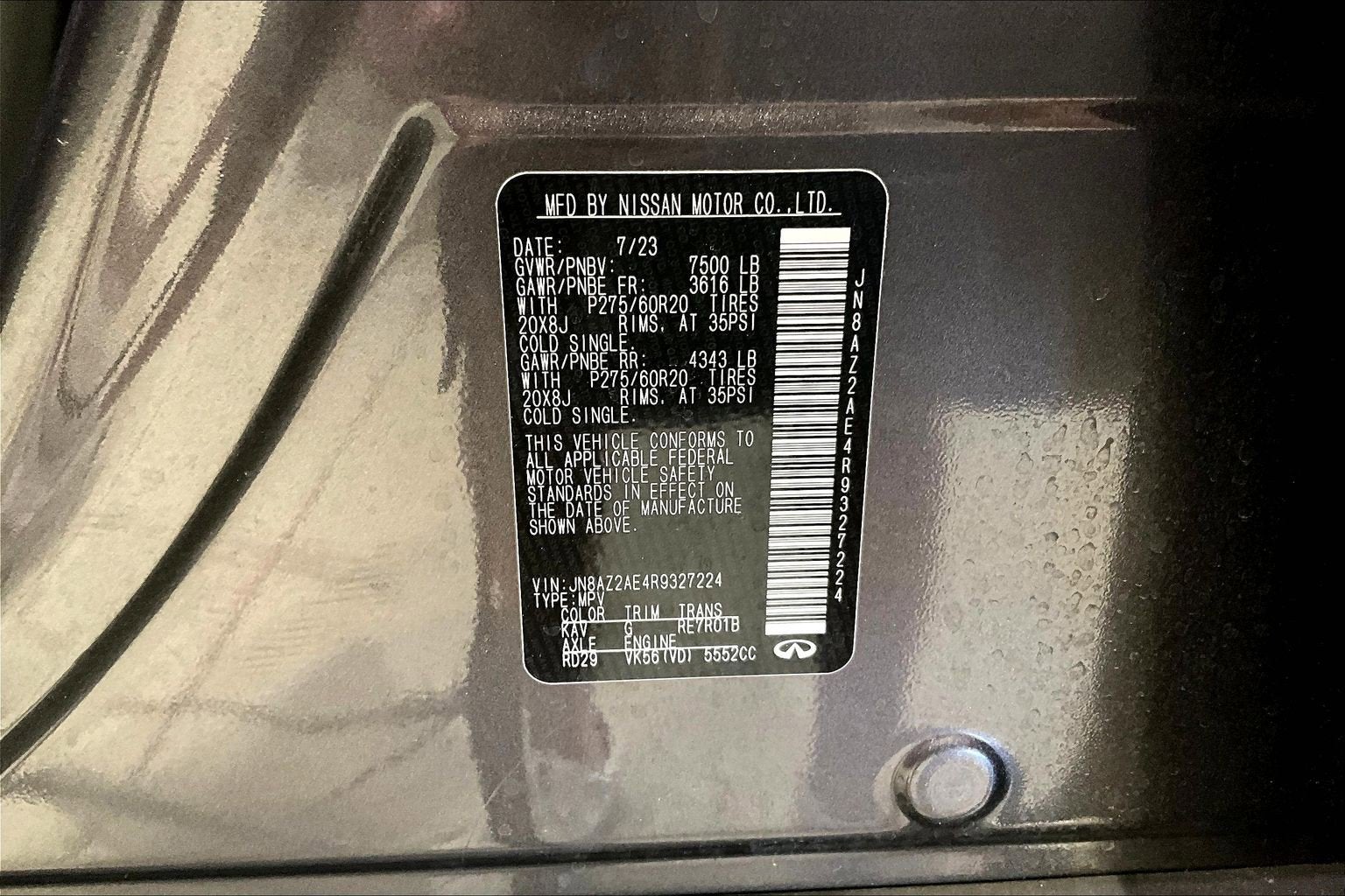 2024 INFINITI QX80 LUXE