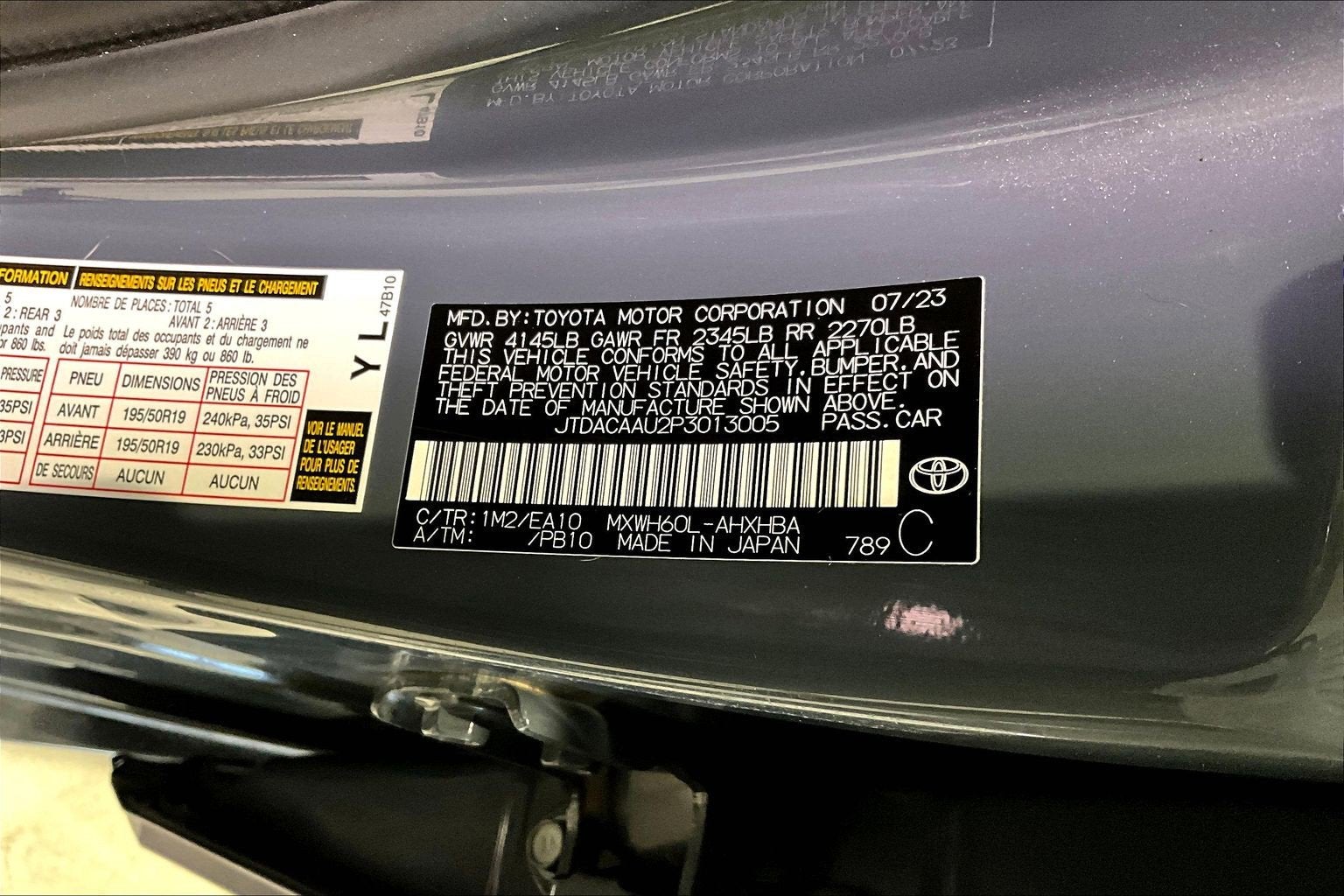 2023 Toyota Prius Limited