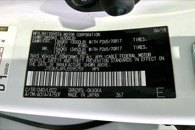 2018 Toyota 4Runner SR5