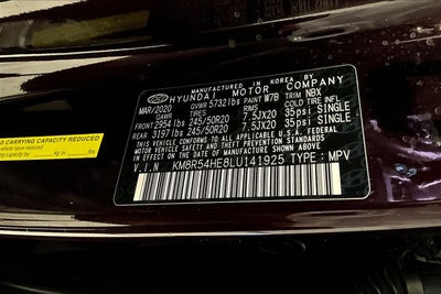 2020 Hyundai Palisade Limited