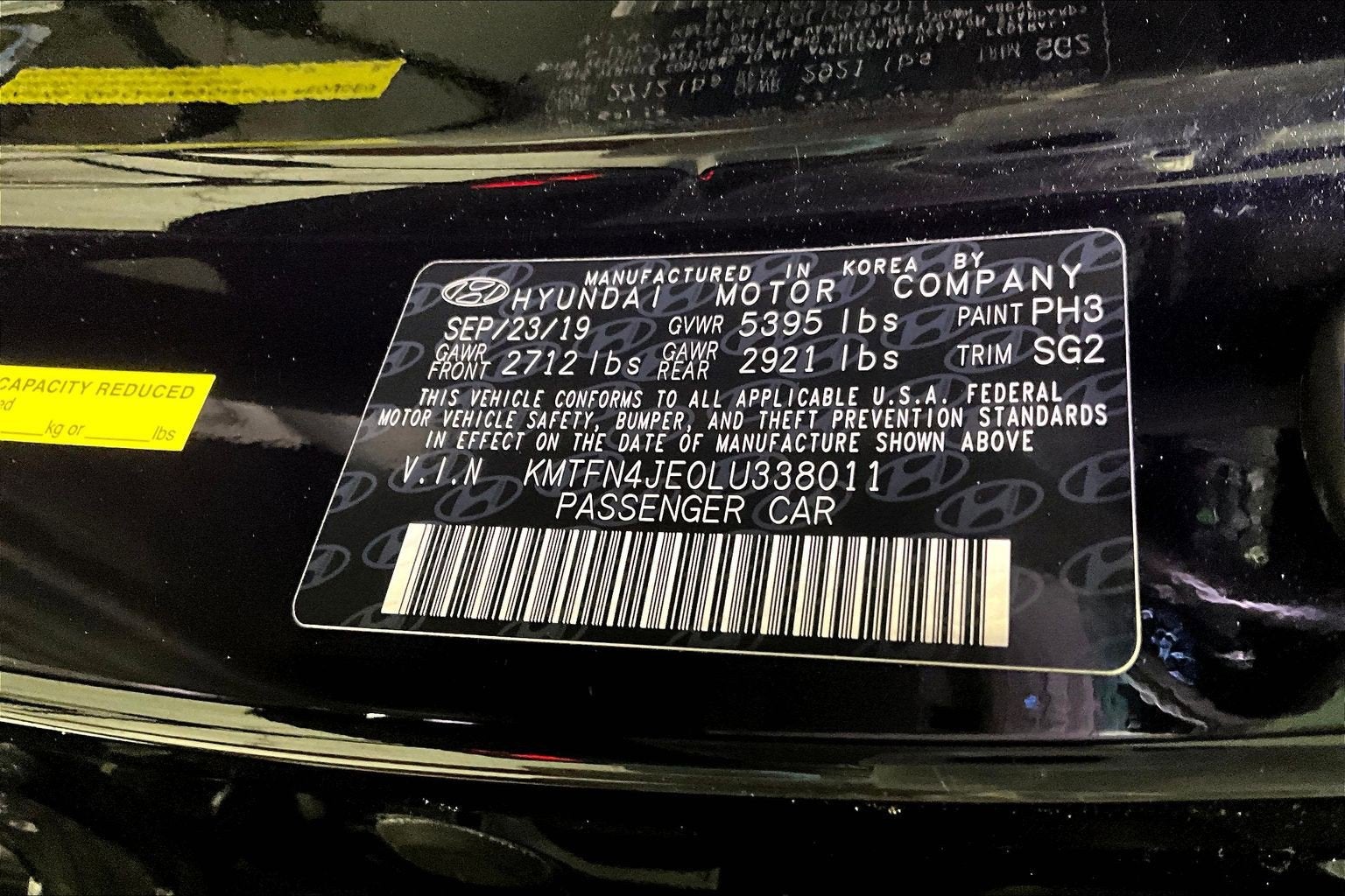 2020 Genesis G80 3.8L