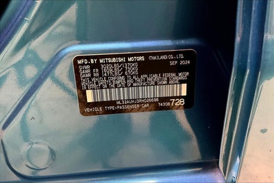 2024 Mitsubishi Mirage ES