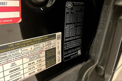 2020 Land Rover Range Rover Velar S