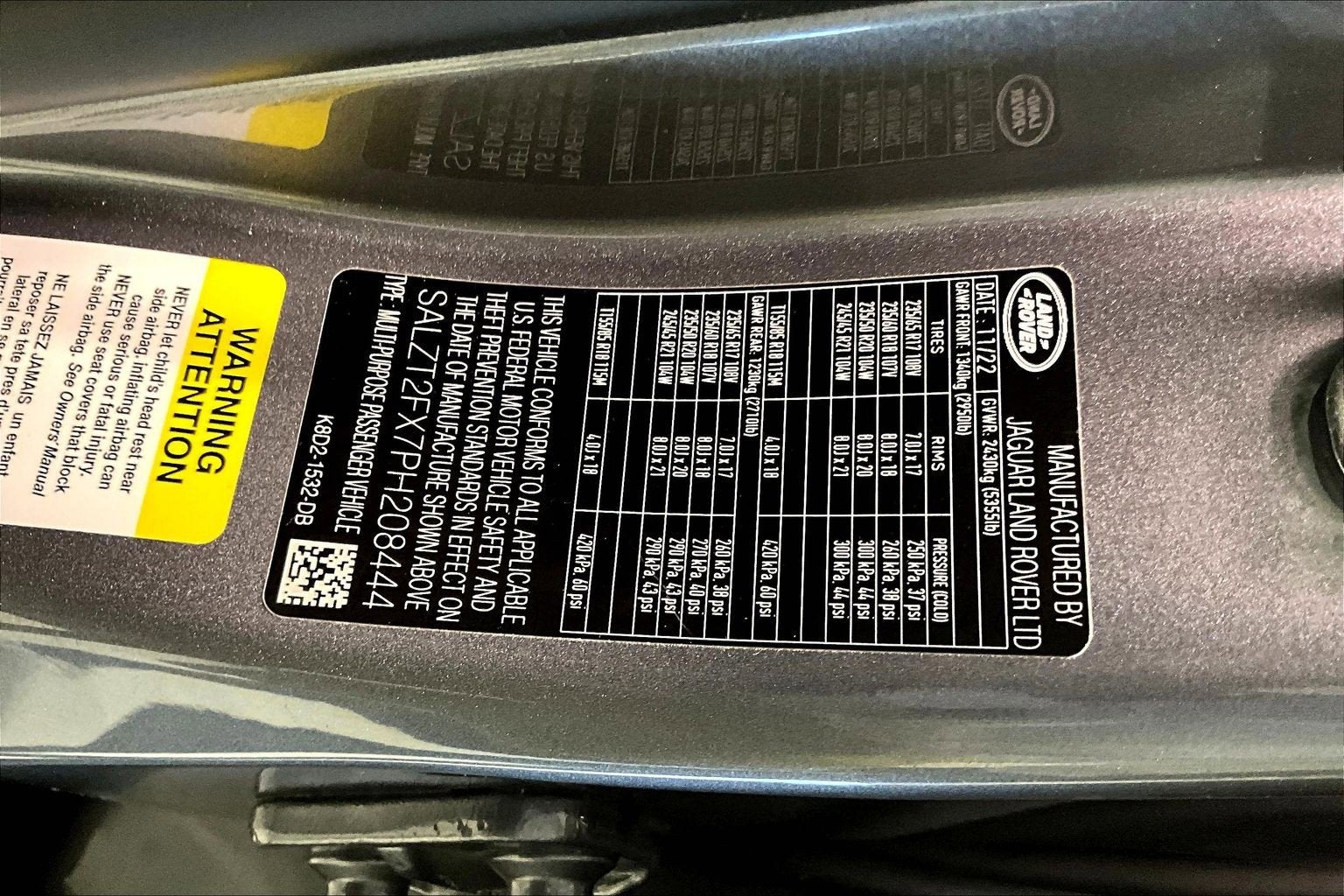 2023 Land Rover Range Rover Evoque R-Dynamic S