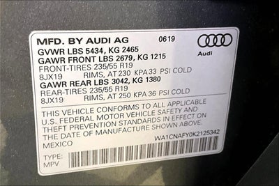 2019 Audi Q5 Prestige